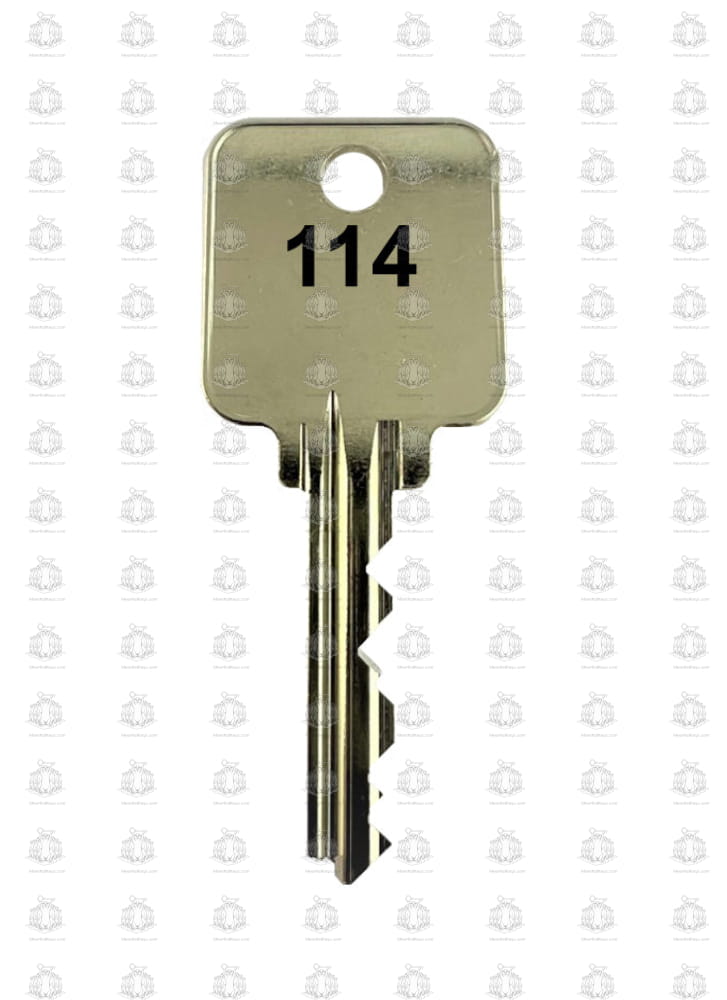 114 FireKing Medeco File Cabinet Replacement Key