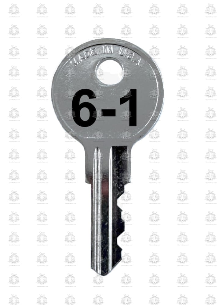 6-1 Storwal Desk File Cabinet Office Furniture Replacement Key
