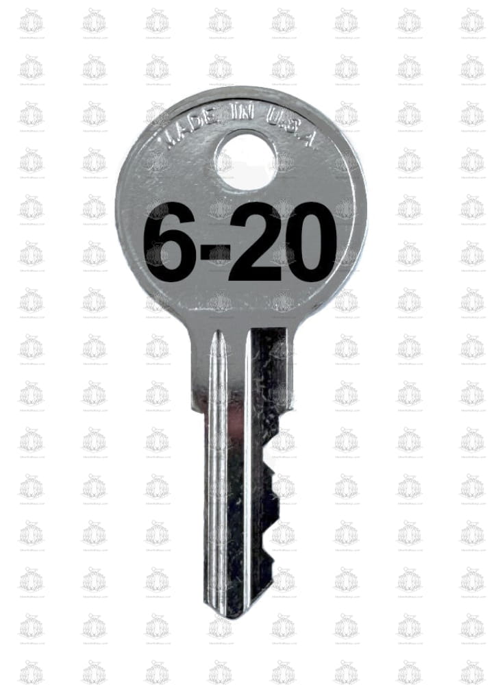 6-20 Storwal Desk File Cabinet Office Furniture Replacement Key