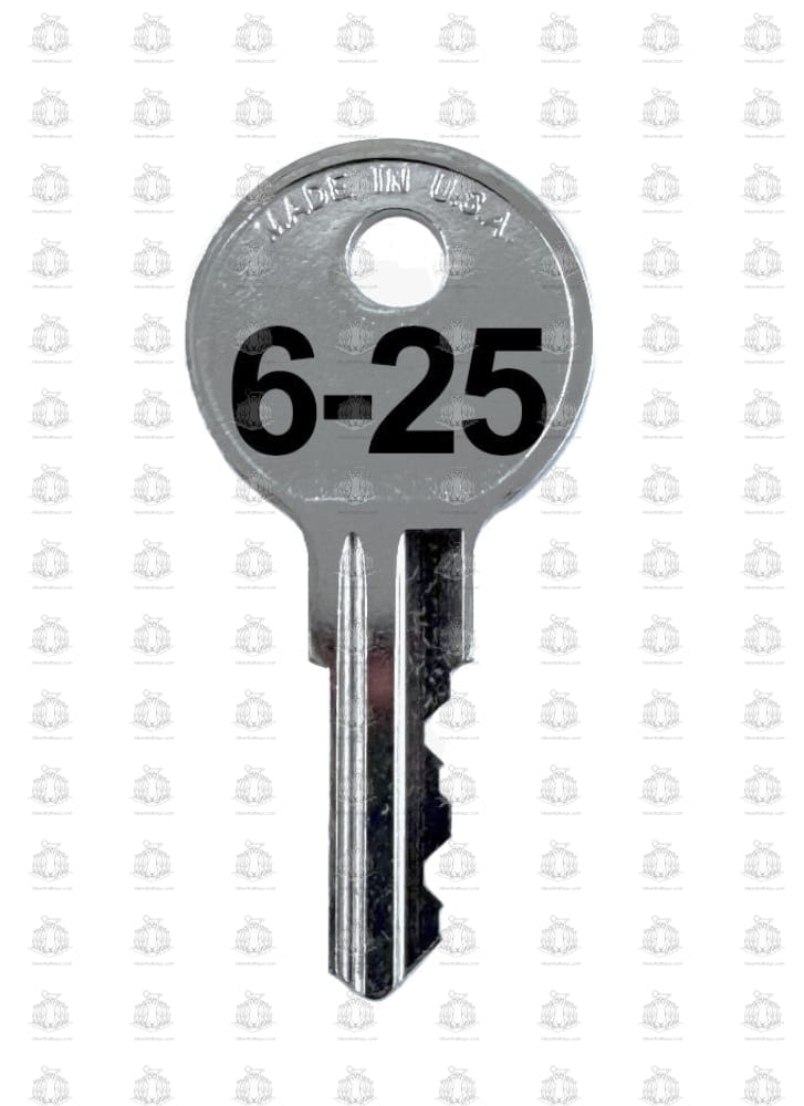 6-25 Storwal Desk File Cabinet Office Furniture Replacement Key