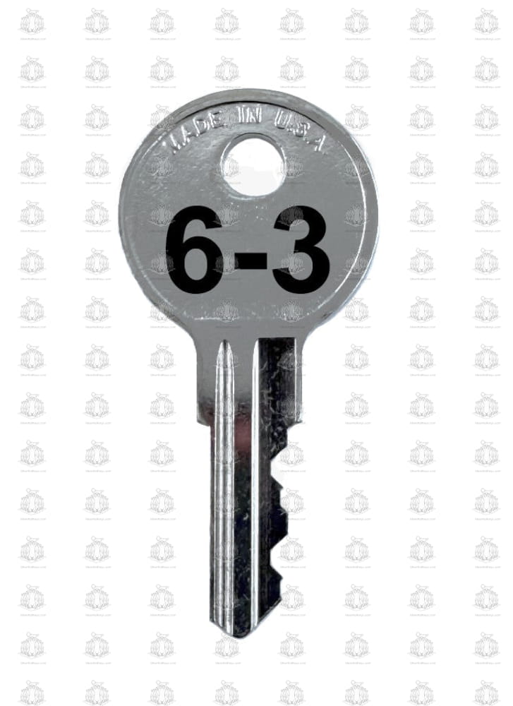 6-3 Storwal Desk File Cabinet Office Furniture Replacement Key