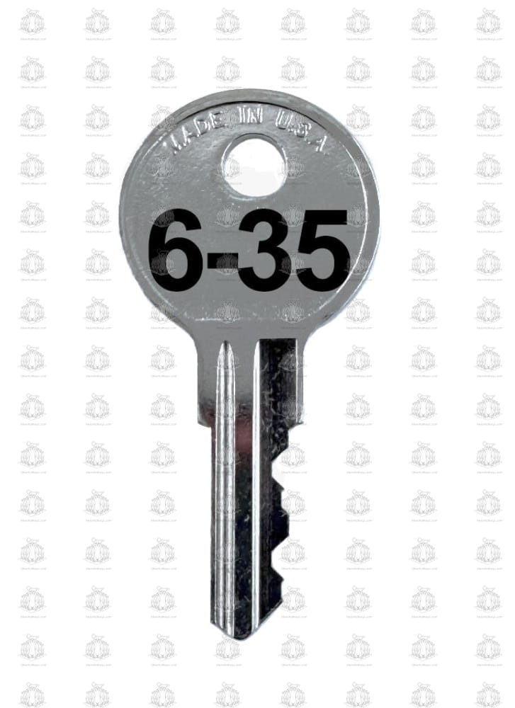 6-35 Storwal Desk File Cabinet Office Furniture Replacement Key