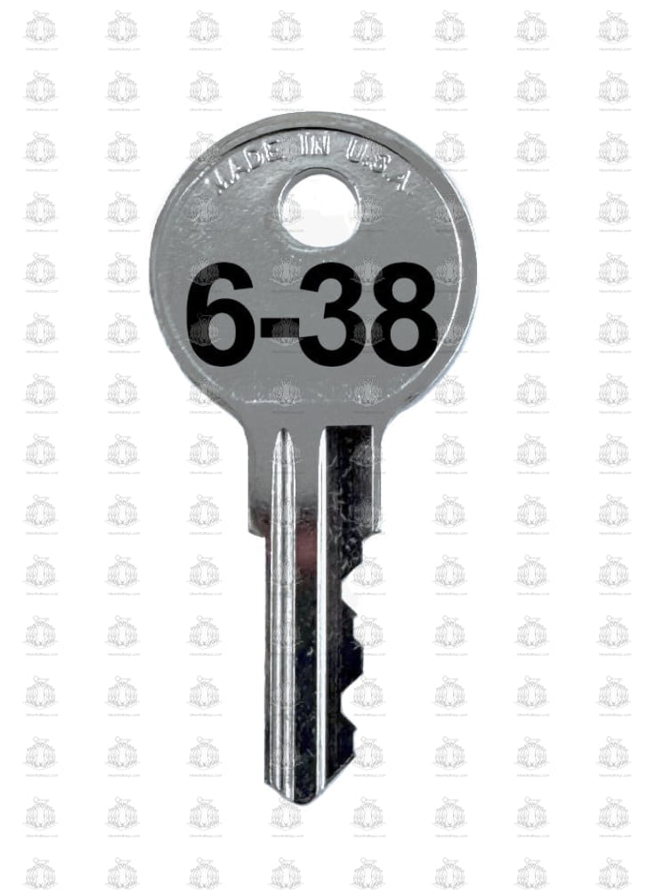 6-38 Storwal Desk File Cabinet Office Furniture Replacement Key