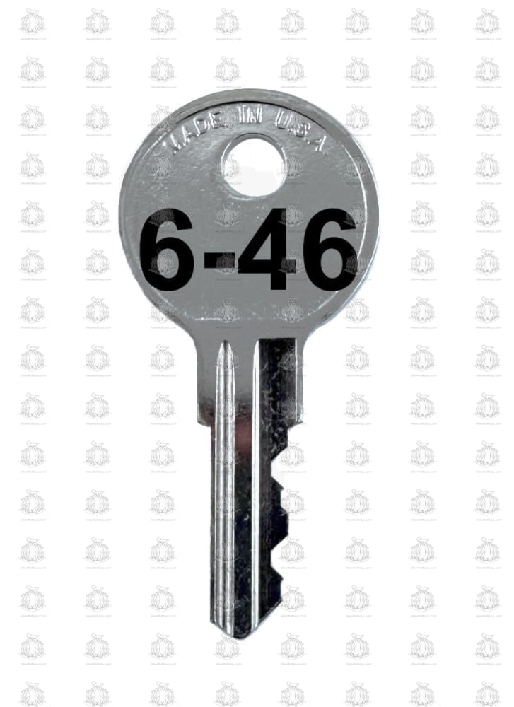 6-46 Storwal Desk File Cabinet Office Furniture Replacement Key