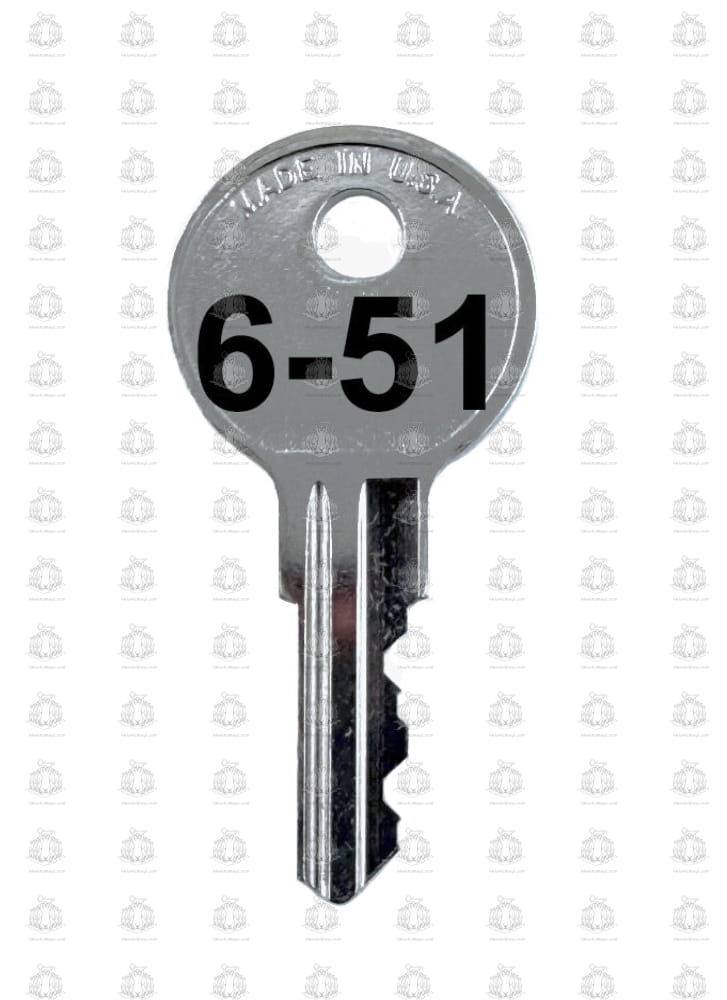 6-51 Storwal Desk File Cabinet Office Furniture Replacement Key