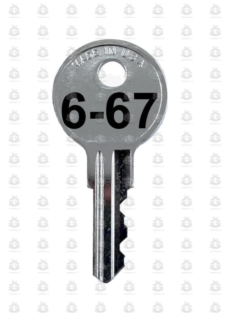 6-67 Storwal Desk File Cabinet Office Furniture Replacement Key