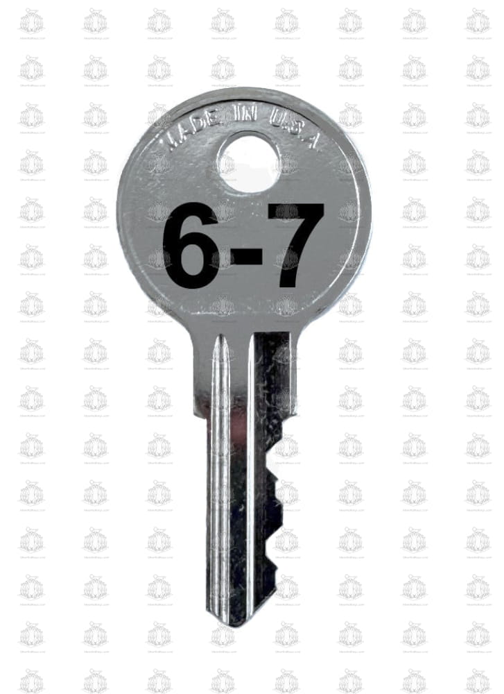 6-7 Storwal Desk File Cabinet Office Furniture Replacement Key
