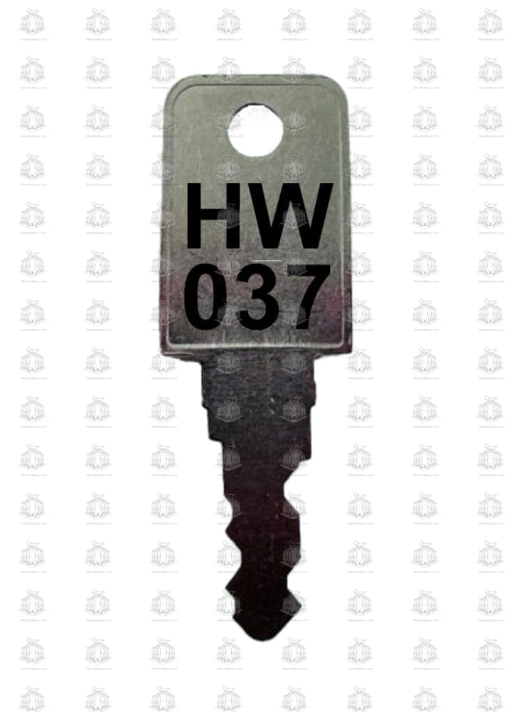 HW037 Haworth Desk, File Cabinet, Office Furniture Replacement Key