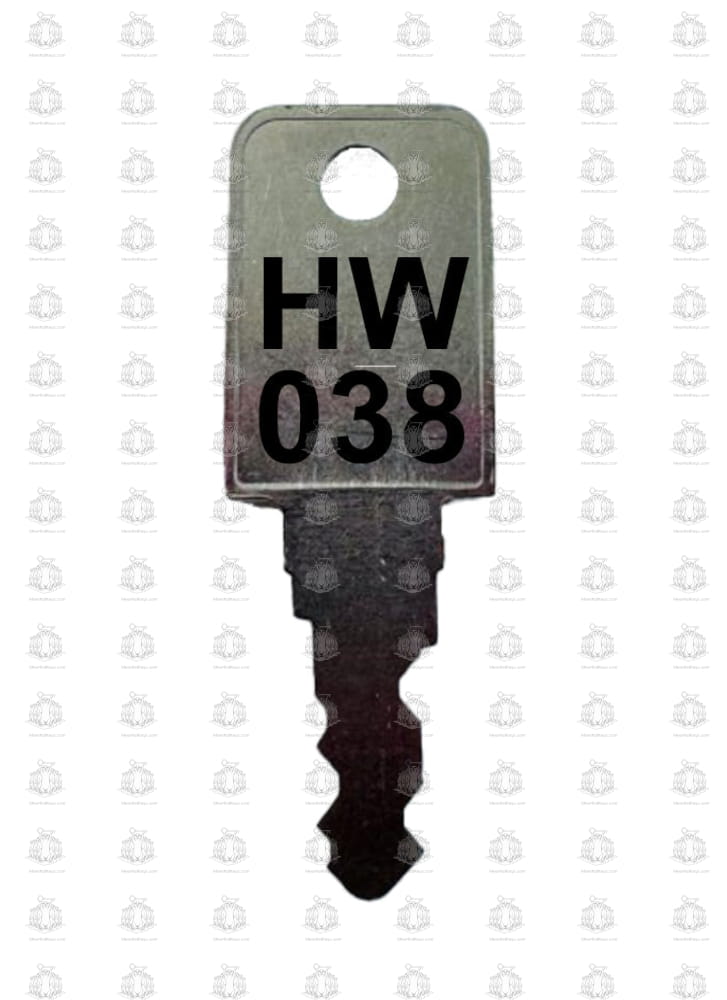 HW038 Haworth Desk, File Cabinet, Office Furniture Replacement Key