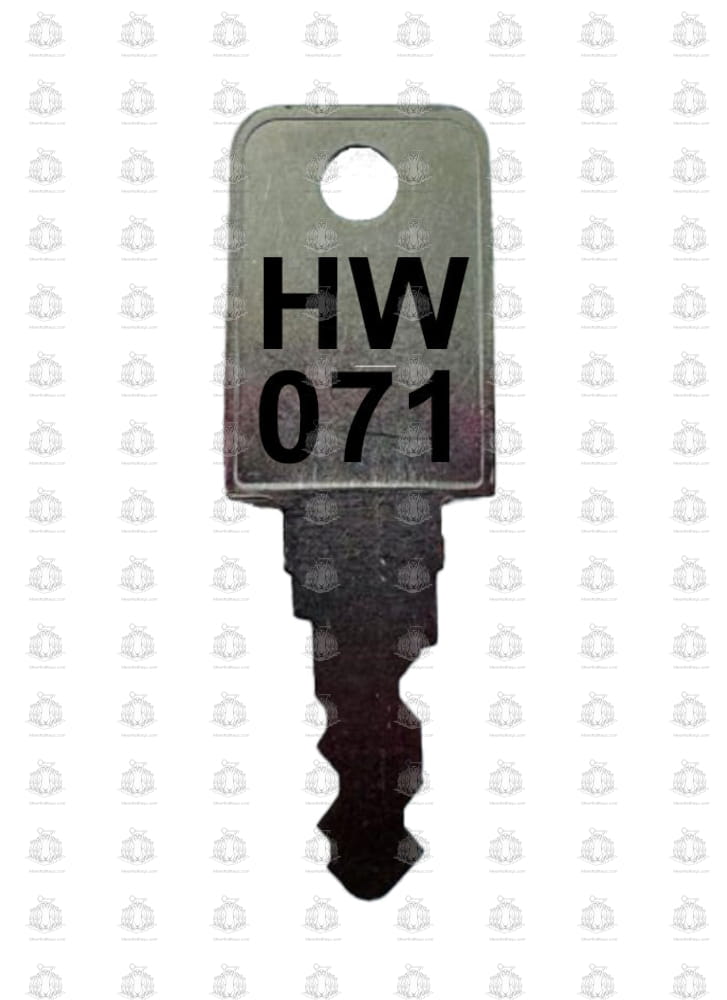 HW071 Haworth Desk, File Cabinet, Office Furniture Replacement Key
