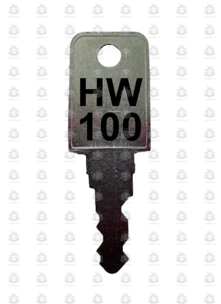 HW100 Haworth Desk, File Cabinet, Office Furniture Replacement Key