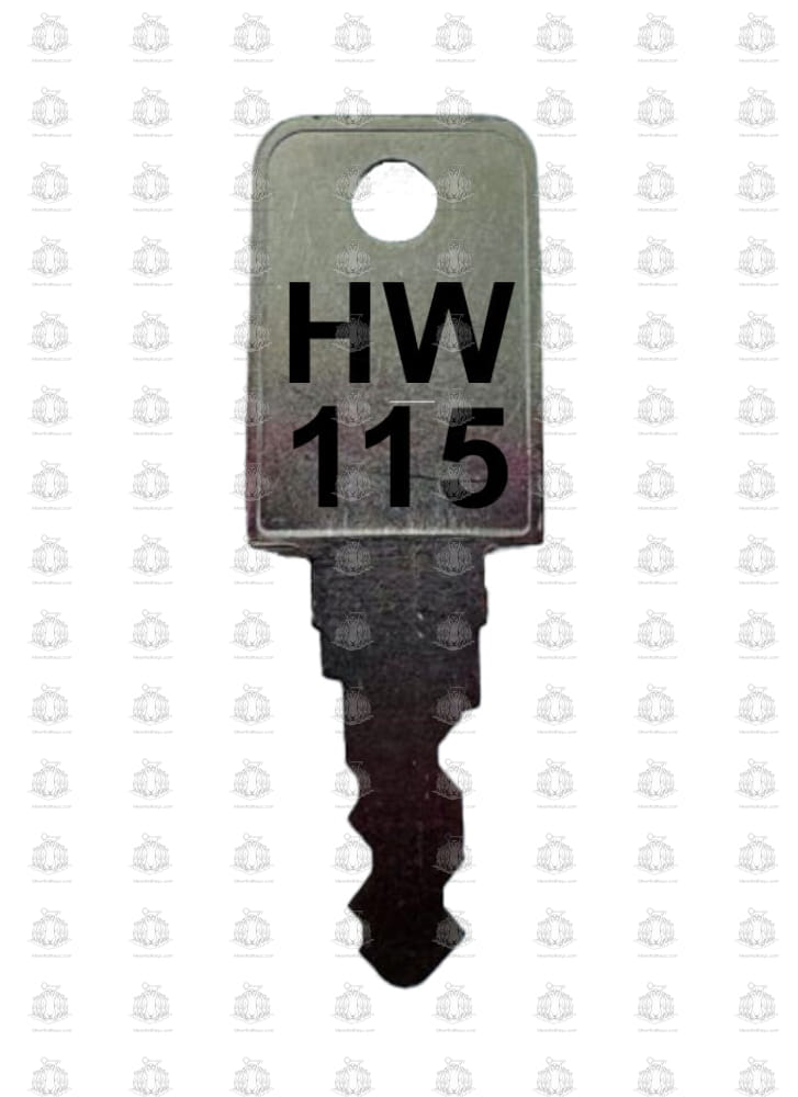 HW115 Haworth Desk, File Cabinet, Office Furniture Replacement Key