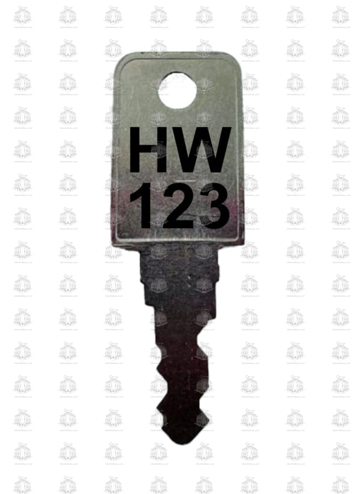 HW123 Haworth Desk, File Cabinet, Office Furniture Replacement Key