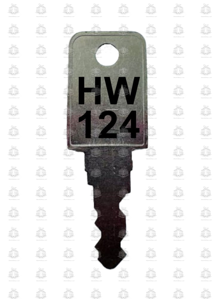 HW124 Haworth Desk, File Cabinet, Office Furniture Replacement Key