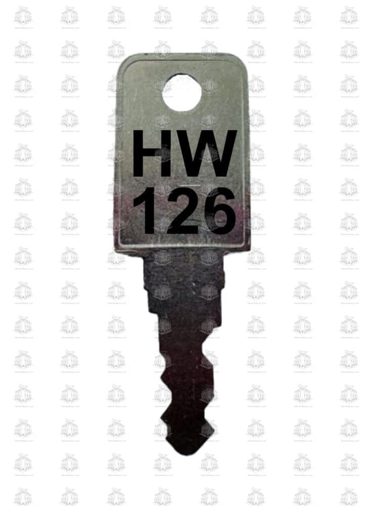 HW126 Haworth Desk, File Cabinet, Office Furniture Replacement Key