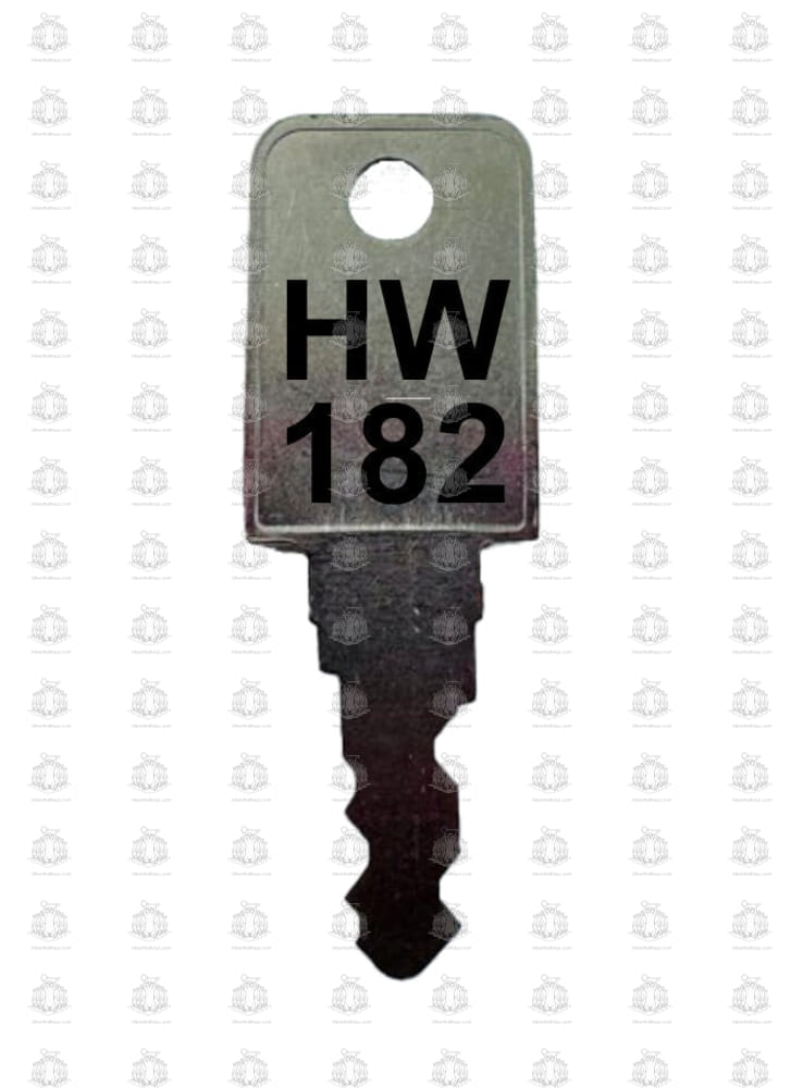 HW182 Haworth Desk, File Cabinet, Office Furniture Replacement Key