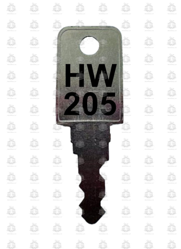 HW205 Haworth Desk, File Cabinet, Office Furniture Replacement Key