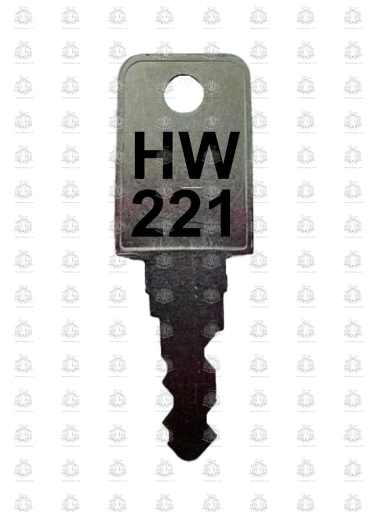 HW221 Haworth Desk, File Cabinet, Office Furniture Replacement Key