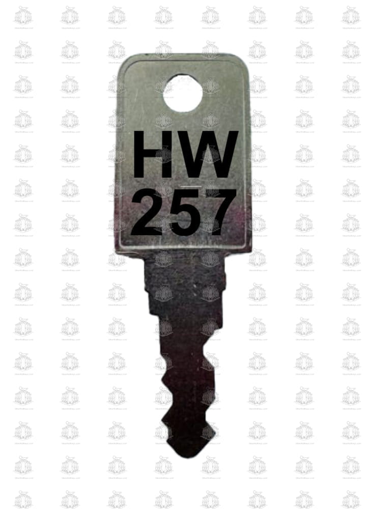 HW257 Haworth Desk, File Cabinet, Office Furniture Replacement Key