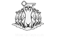 MeerKat Keys Logo with White Text