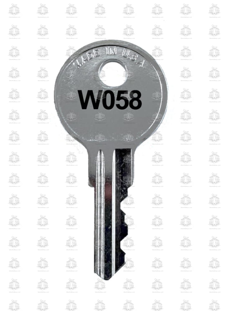W058 Wesko Toronto Desk, File Cabinet, Office Furniture Replacement Key