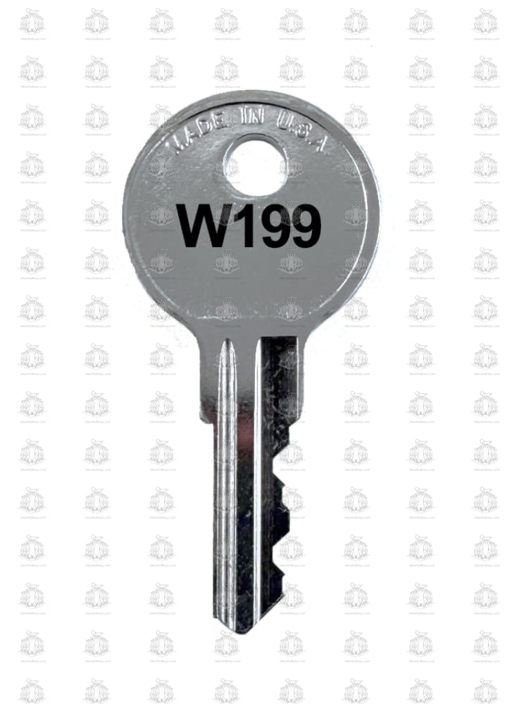 W199 Wesko Toronto Desk, File Cabinet, Office Furniture Replacement Key